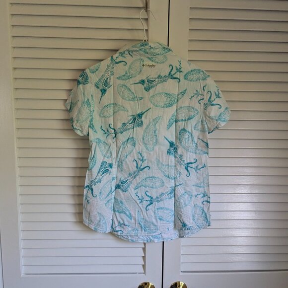 Blouse Colombia Large PFG Turquoise green - Picture 4 of 4